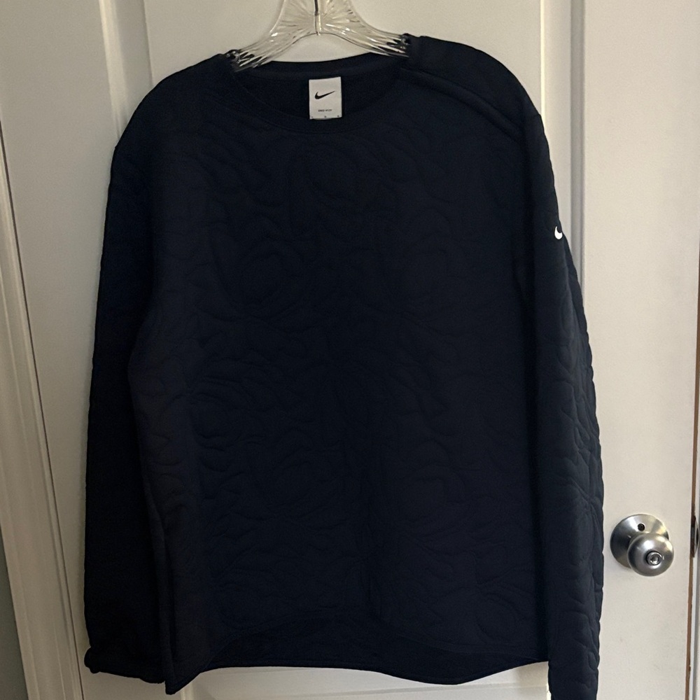 Nike Golf/Tennis  Navy  Quilted Pullover with pockets Large